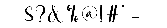 Choco Brewing Font OTHER CHARS