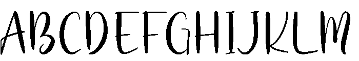 Choco Brewing Font UPPERCASE