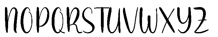 Choco Brewing Font UPPERCASE