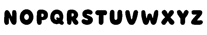 Choco Bubble Regular Font LOWERCASE