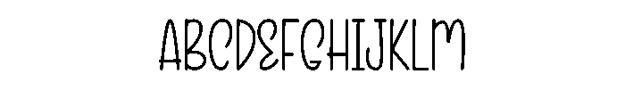 Choco Chips1 Font UPPERCASE