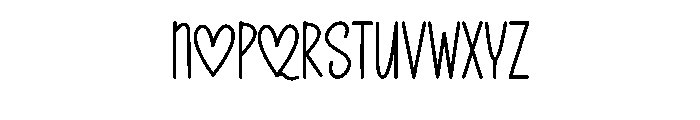 Choco Chips1 Font UPPERCASE