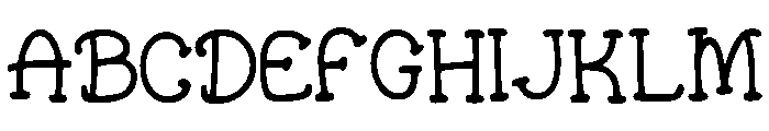 Choco_Chomp Font UPPERCASE