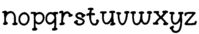 Choco_Chomp Font LOWERCASE