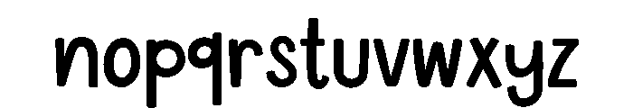 Choco Chunk Font LOWERCASE