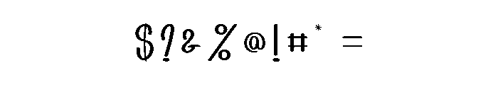 Choco Crumble Font OTHER CHARS