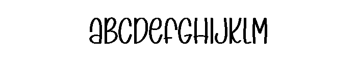 Choco Crumble Font UPPERCASE