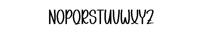 Choco Crumble Font UPPERCASE
