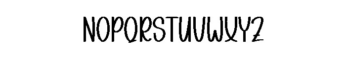 Choco Crumble Font LOWERCASE