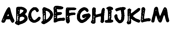 Choco Crumbs Font UPPERCASE