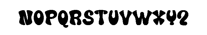 Choco Crunchy Font UPPERCASE