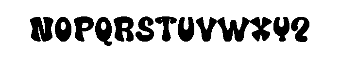 Choco Crunchy Font LOWERCASE
