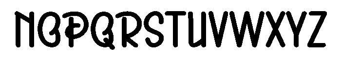 Choco Juice Font LOWERCASE