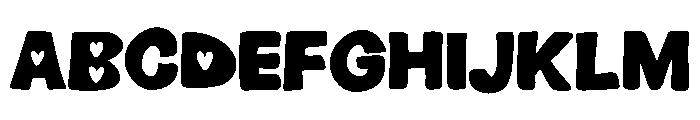 Choco Latte Font UPPERCASE