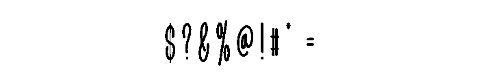 Choco Lemon Font OTHER CHARS