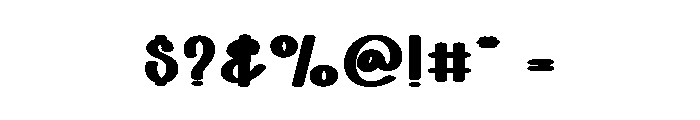 Choco Lips Font OTHER CHARS
