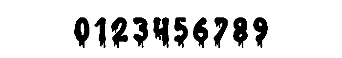 Choco Melting Font OTHER CHARS