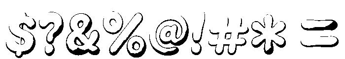 Choco Roli Regular Font OTHER CHARS
