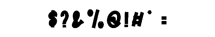 Choco Stick Font OTHER CHARS