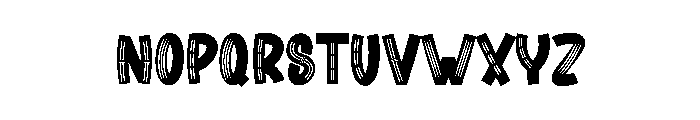 Choco Stick Font LOWERCASE