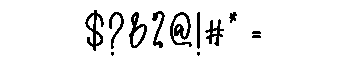 Chocochips Font OTHER CHARS