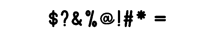 Chocolate Creame Dis Font OTHER CHARS