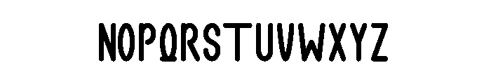 Chocolate Creame Dis Font UPPERCASE