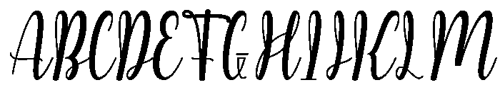 Chocolate Creame Font UPPERCASE