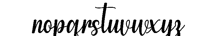 Chocolate Creame Font LOWERCASE