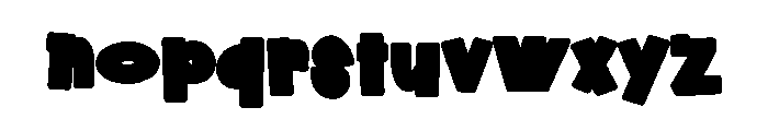 Chocolate Waffle CF Font LOWERCASE