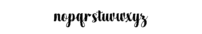 ChocolateStrawberry Font LOWERCASE
