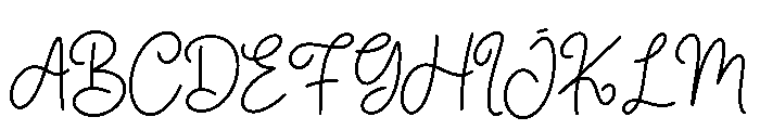 Chocolatos Regular Font UPPERCASE