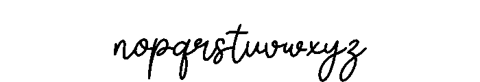Chocolatos Regular Font LOWERCASE