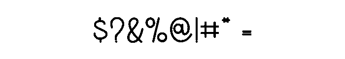 Chocomalt Font OTHER CHARS