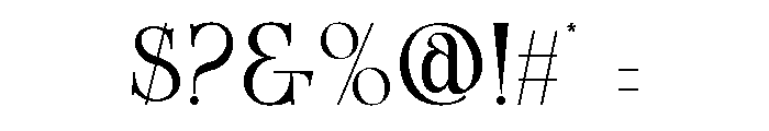 Choeng Font OTHER CHARS