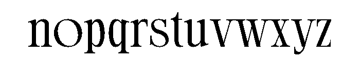 Choeng Font LOWERCASE