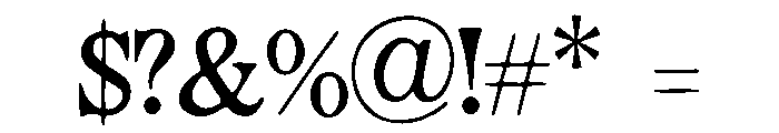 Chokecherry Font OTHER CHARS