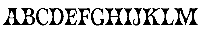 Chokecherry Font UPPERCASE