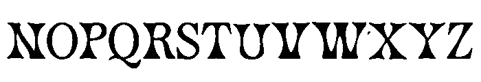 Chokecherry Font UPPERCASE