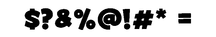Chokovia Font OTHER CHARS