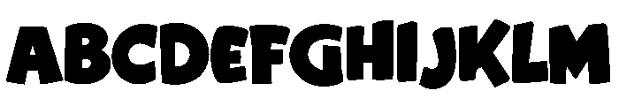 Chokovia Font UPPERCASE