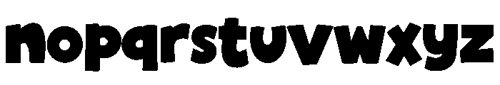 Chokovia Font LOWERCASE