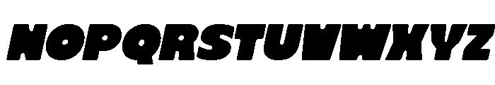 Choks Italic Rounded Font UPPERCASE