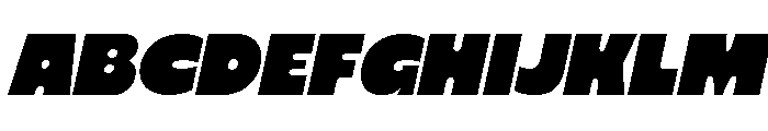 Choks Italic Font UPPERCASE