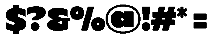 Choks Rounded Font OTHER CHARS