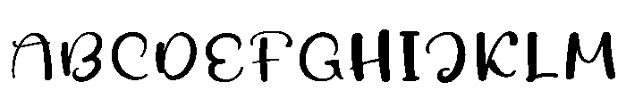 Choleric Font UPPERCASE