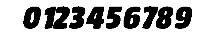Chonk Italic Font OTHER CHARS