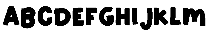 Chonk Regular Font UPPERCASE