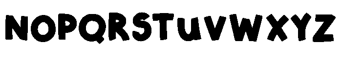Chonk Regular Font UPPERCASE