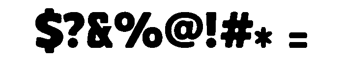 Chonk Font OTHER CHARS